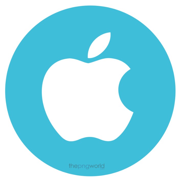 Apple Sky Blue Logo PNG HD apple icon,apple logo,vector,logo, wallpaper,2021,latest,think different,apple,blue apple logo,blue